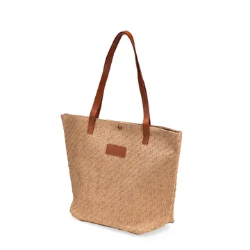 Bolsa Palha Trançada