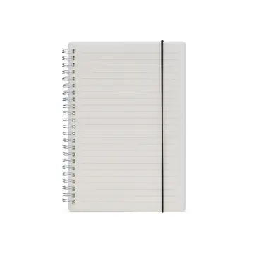 Caderno A5 Plástico com Pauta