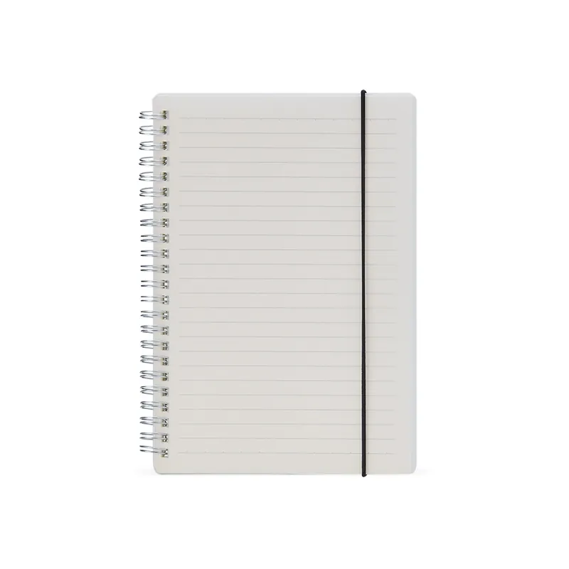 Caderno A5 Plástico com Pauta