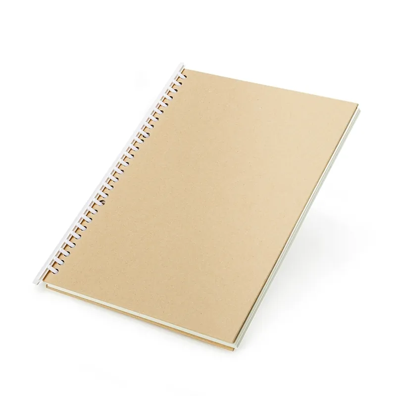 Caderno B5 Kraft com Pauta