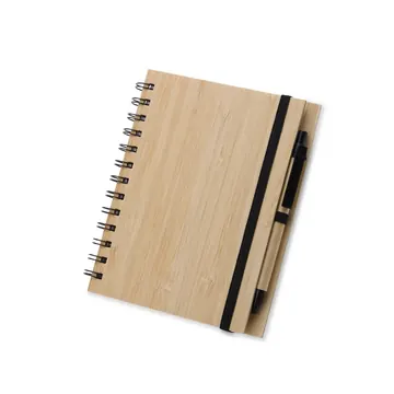 Caderno de Papelão com Caneta
