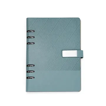 Caderno Fichário A5 Couro Sintético