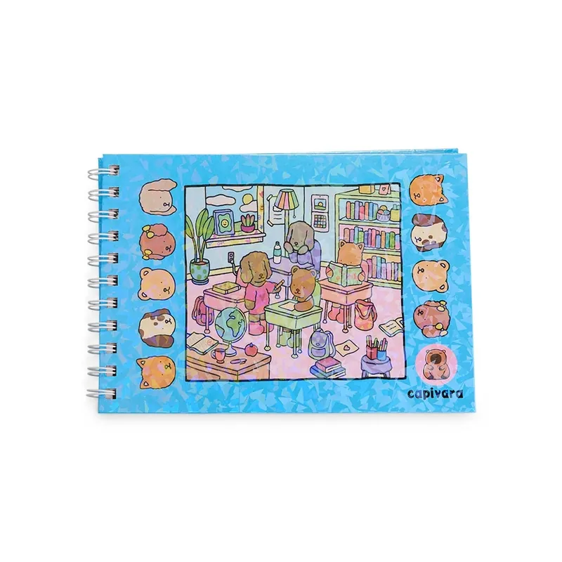 Caderno Para Colorir Desenho Animado