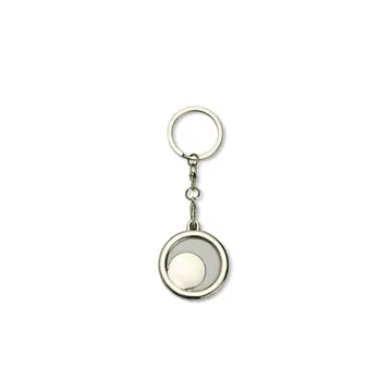 Chaveiro Porta-foto Circular Inox