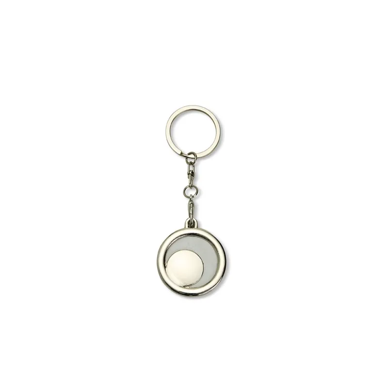 Chaveiro Porta-foto Circular Inox