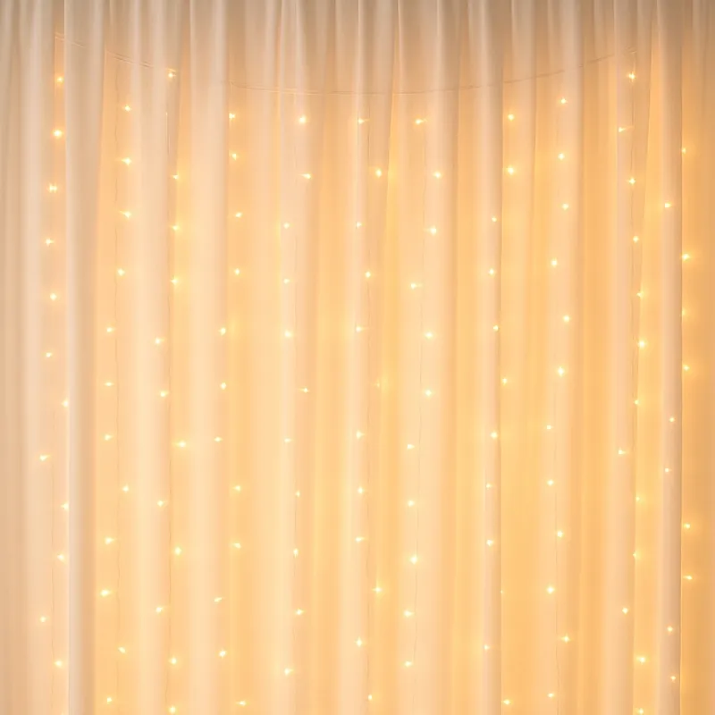 Cortina Cascata LED 300 Lâmpadas