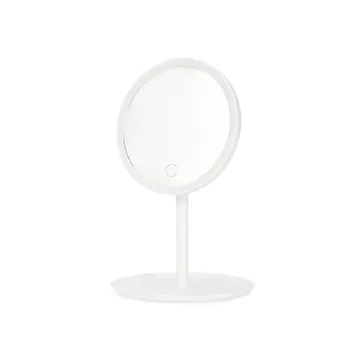 Espelho de Mesa Plástico com Iluminação LED