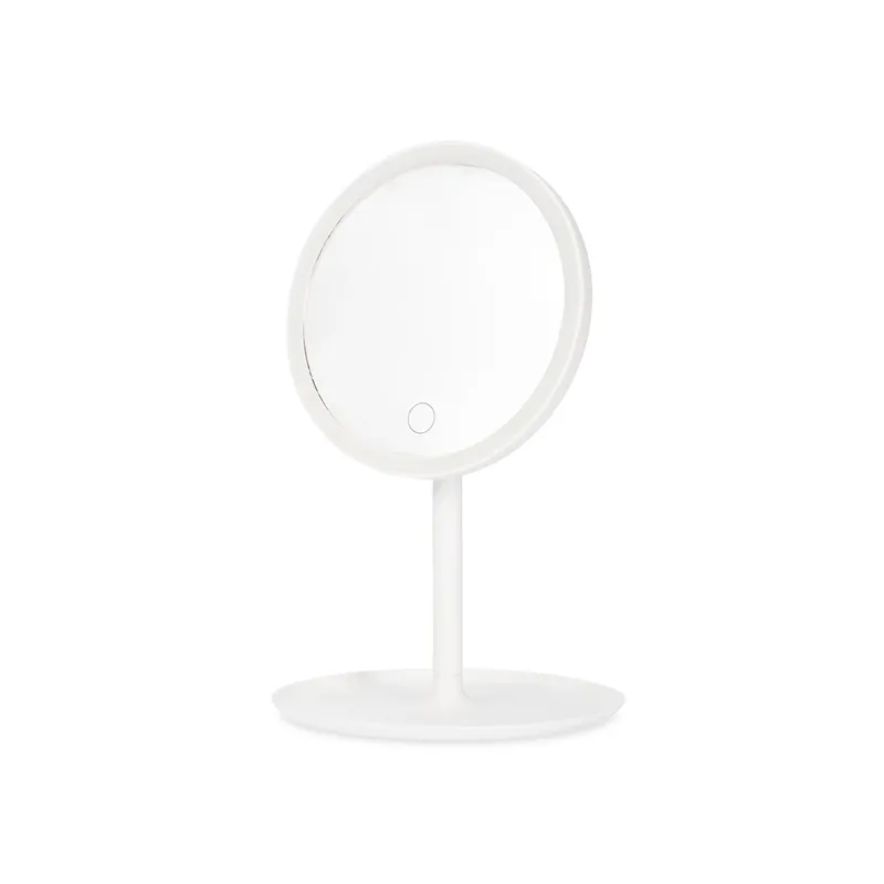 Espelho de Mesa Plástico com Iluminação LED