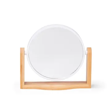 Espelho de Mesa Redondo Bambu
