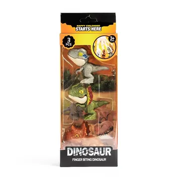 Kit Dinossauros Brinquedo 3 Peças