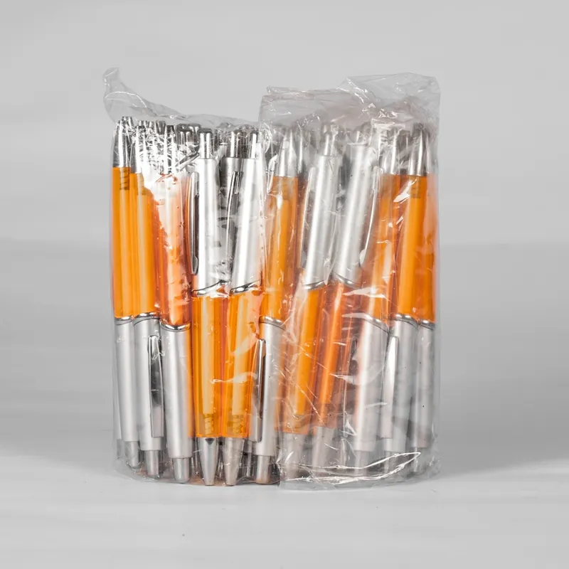 Pacote Caneta Plástica com 50pçs