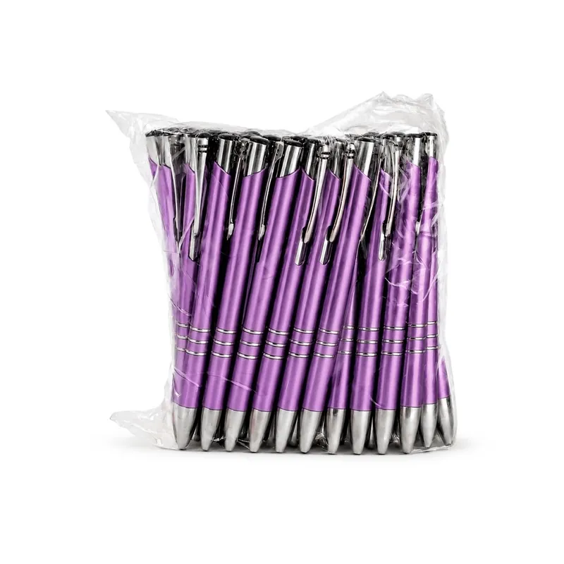 Pacote Caneta Plástica com 50pçs