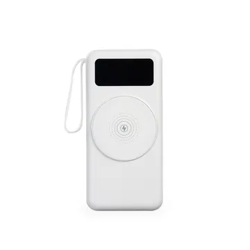 Power Bank 20.000mAh com Carregamento via Indução ou via Cabo